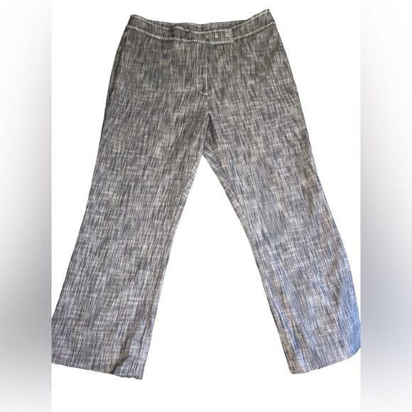 Conrad C Women’s Stretch Casual Y2K Wide Leg Pants Blue Gray Size 30 - Picture 1 of 6